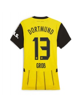 Billige Borussia Dortmund Pascal Gross #13 Hjemmedrakt Dame 2024-25 Kortermet